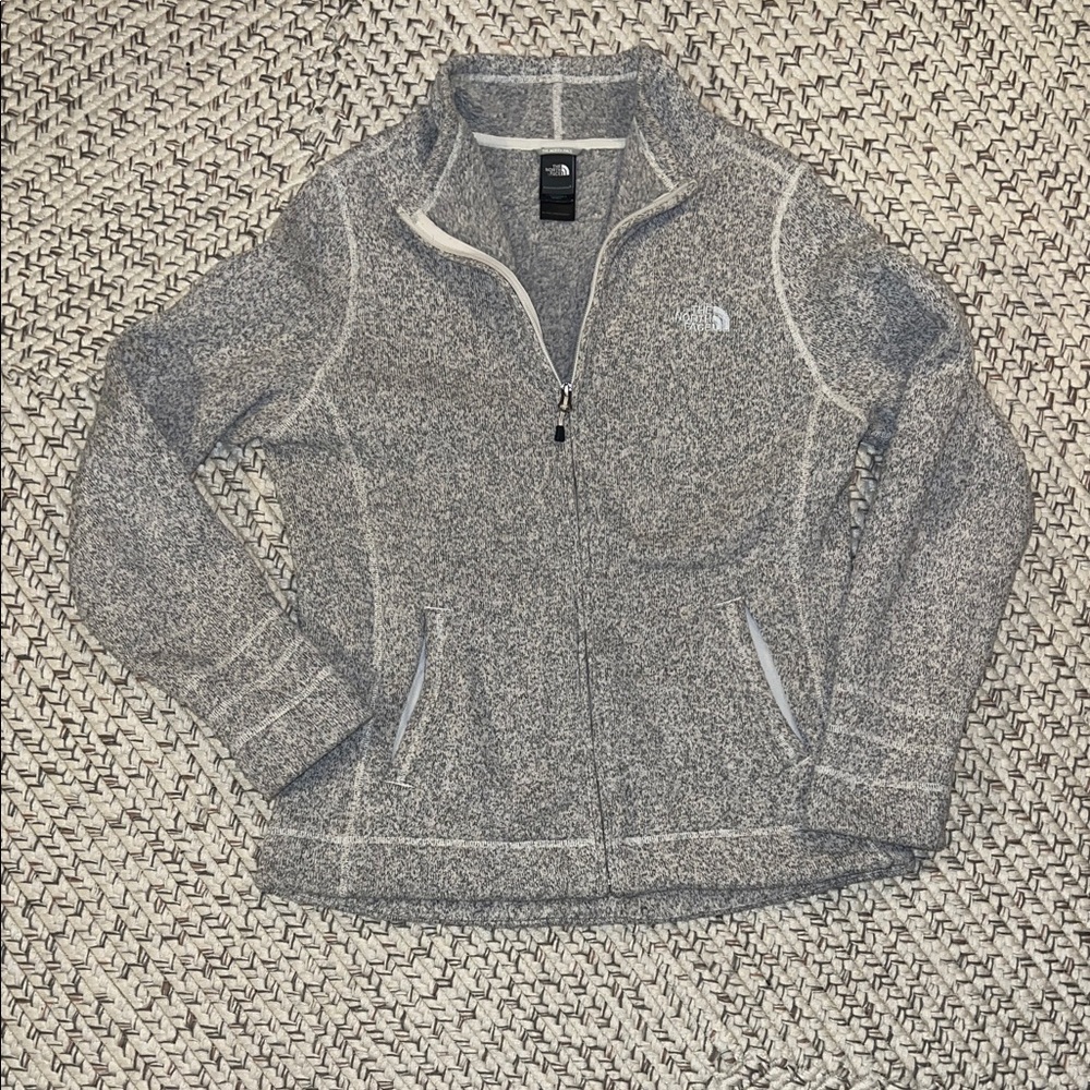 The North Face Women’s Heathered Gray Fleece Jacket
